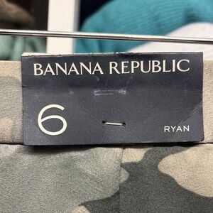 Banana Republic Gray and Tan Straight Leg Pants